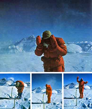 
Dusan Becik On Cho Oyu Summit December 5, 1985 - Zabudnina Everest book
